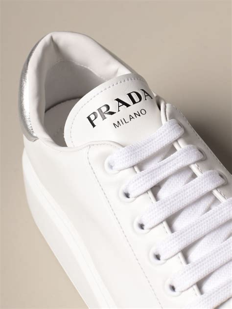 prada white sneakers women